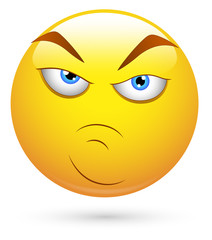 Smiley Vector Illustration - Attitude Face