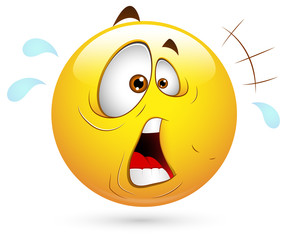 Smiley Vector Illustration - Surprised