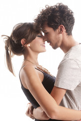 Romantic young couple