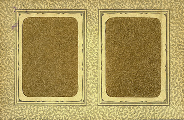  sliced polished stone frame