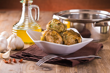 Stuffed artichokes.