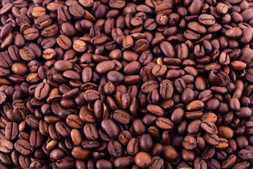 Coffee brown beans