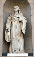 Obraz premium sculpture old in Barcelona