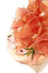 Smoked meat slices - ham