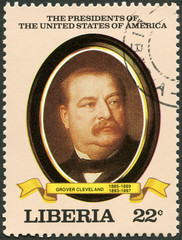 LIBERIA-1982: President Grover Cleveland (1885-1889, 1893-1897)