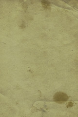  reverse side of old document