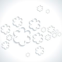 Abstract flower Paper Graphics background vector