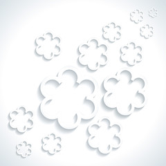 Abstract flower Paper Graphics background vector