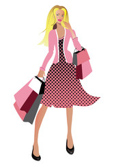 shopping girl