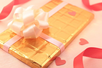 バレンタイン　板チョコ
