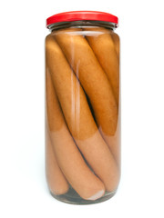 Würstchen im Glas