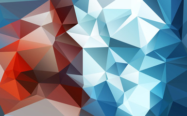 blue red Geometric background vector eps 10