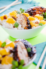 Thai Chicken With Rice And Mango
