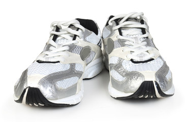 sport shoes on white background