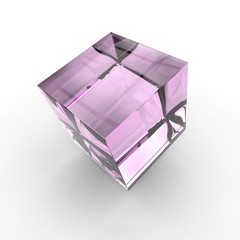 3D cubes background