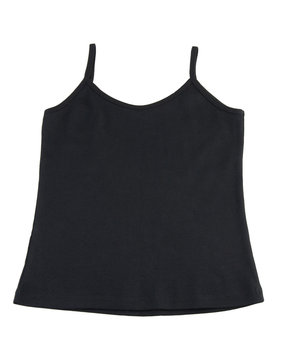 Casual black singlet for your relaxing day