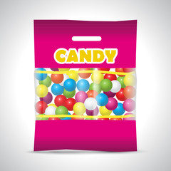 candy chewing gum bag