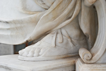 Fragments of figures Parliament Vienna, Austria