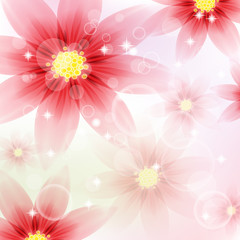 Romantic floral background