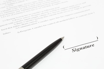 Sign document