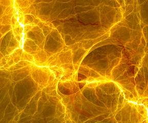 Golden lightning