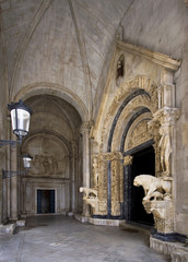 Main Portal of Cathedral of St. Lawrence , Trogir, Croatia