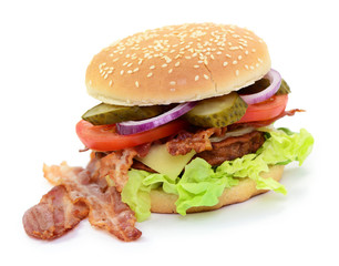 Bacon, Tomaten