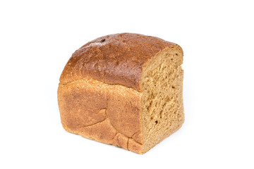 Half a loaf of rye bread