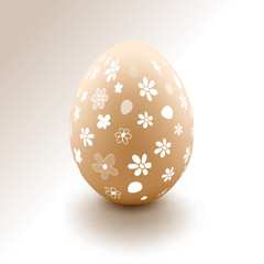 Osterei bemalt Natur Bio Malerei mit Hintergrund