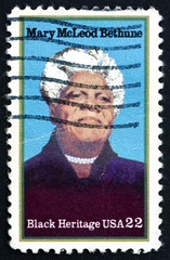Postage stamp USA 1985 Mary McLeod Bethune, Educator
