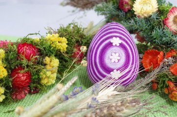 Kompozycja wielkanocna pisanka © nestonik