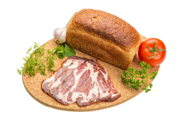 Bacon with vegetables