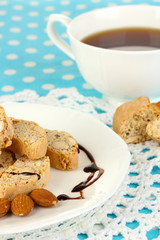 Aromatic cookies cantuccini