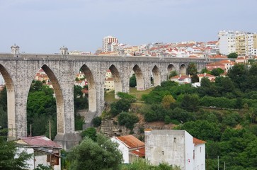 Obraz na płótnie Canvas Lissabon Aquaedukt - Lisbon Aqueduct 01