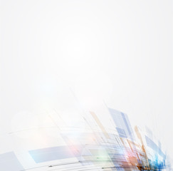 abstract futuristic fade computer technology business background