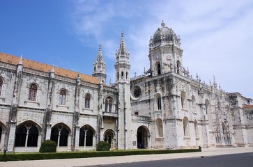 Fototapeta na wymiar Lissabon Hieronymus Kloster - 09 Klasztor Hieronimitów w Lizbonie