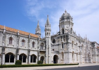 Fototapeta na wymiar Lissabon Hieronymus Kloster - 10 Klasztor Hieronimitów w Lizbonie