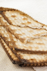 Homemade Kosher Matzo Crackers