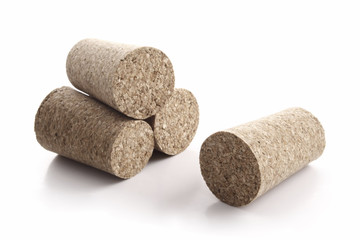 Four wine corks
