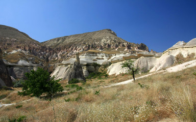 the Famous phallic rock formations in Capapdocia, Turkey
