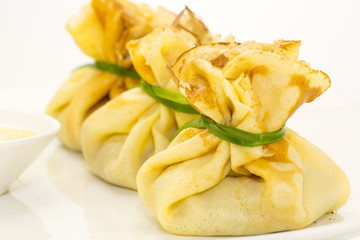 Блинчики с мясом