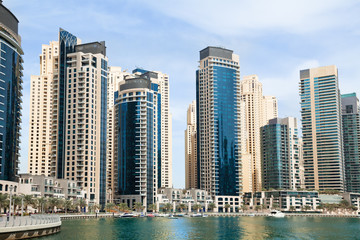 Naklejka na ściany i meble Dubai marina