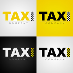 Logo taxi © DuBeurreDansLaComm