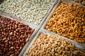 oriental spices and snacks