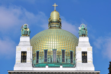 Obraz premium Otto Wagner Kirche am Steinhof, Wien