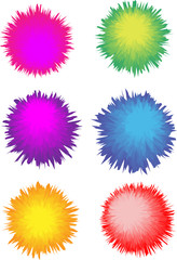 Quotes icon colorful - vector