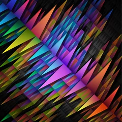 Wall murals ZigZag Colorful Background