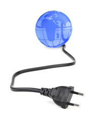 Globe and electrical cable