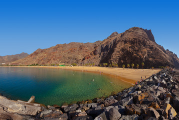 Beach Teresitas in Tenerife - Canary Islands