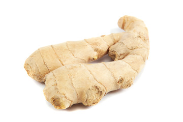 Ginger isolated on white background.